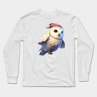 Snow Owl Santa Long Sleeve T-Shirt